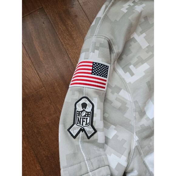 Carolina Panthers Nike Salute To Service Hoodie - Men’s Xl - Picture 3 of 6